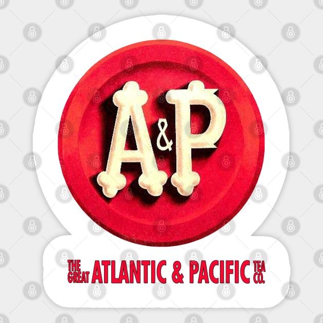 A&P Grocery Store. Supermarket. Sticker by fiercewoman101